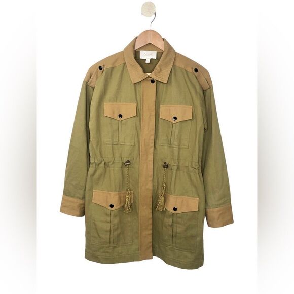 Anthropologie Cleobella Organic Cotton Honey Peyton Utility Jacket Size XS - Picture 5 of 13